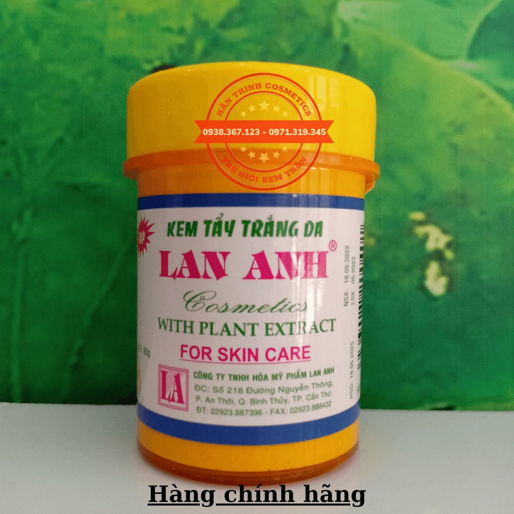 Kem Tẩy Trắng Da Lan Anh Cấp Tốc Hàng Chính Hãng 80g - Mỹ Phẩm Hân Trinh