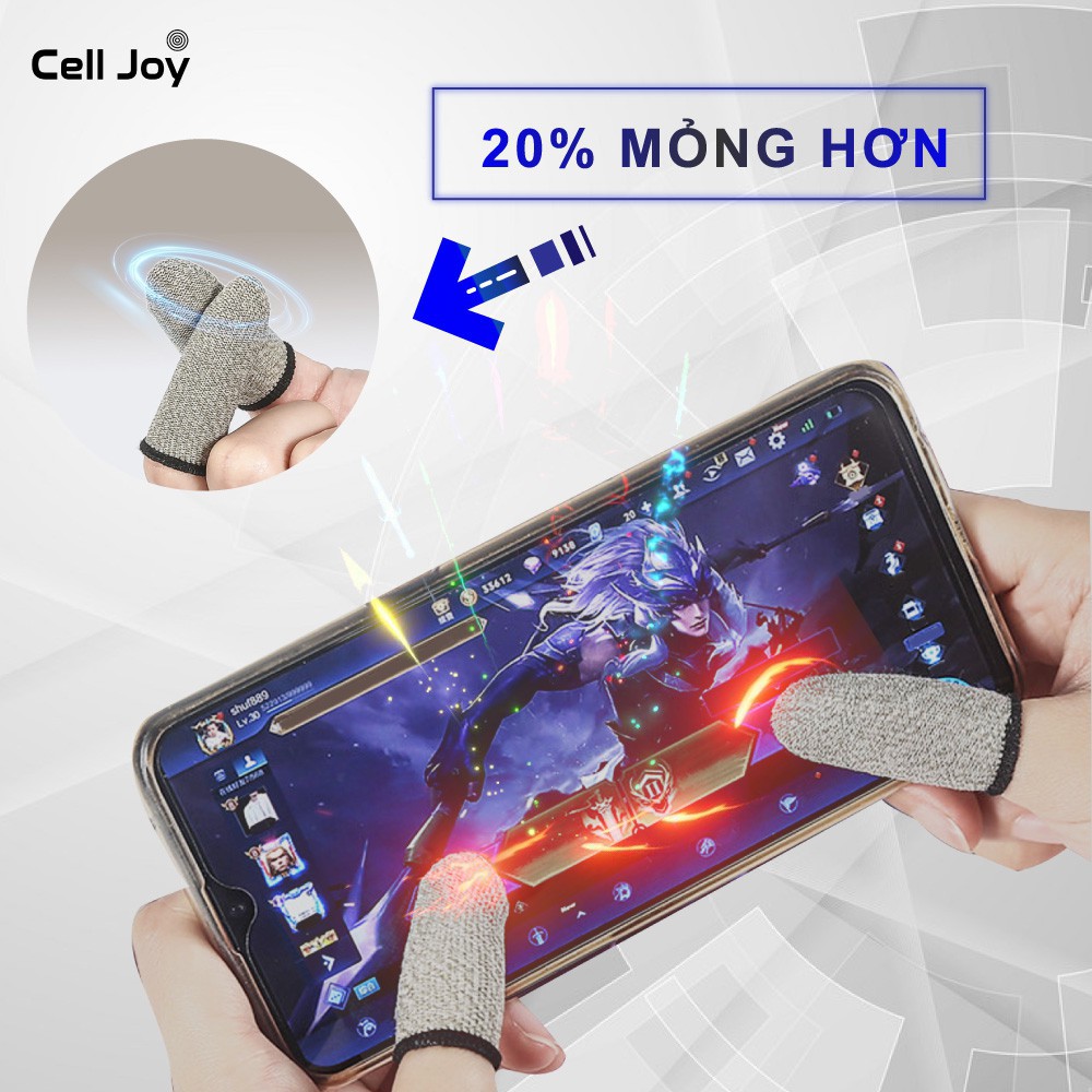 Bộ bao 2 ngón tay chuyên dụng chơi game mobile chống ra mồ hôi tay | BigBuy360 - bigbuy360.vn