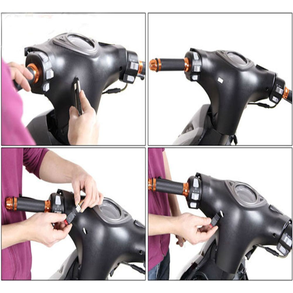 1 Công Tắc Đèn Nhấp Nháy 3 Dây Bằng Nhựa Cảnh Báo Khẩn Cấp Cho Xe Máy Mới