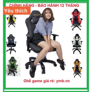 [ĐẲNG CẤP] Ghế Game Lamborghini xoay ngả lưng 180 độ chỉnh cao thấp ghế gaming stream văn phòng.