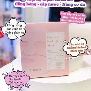 Mặt nạ thạch sinh học Celderma Ninetalks Hydrogel Mask