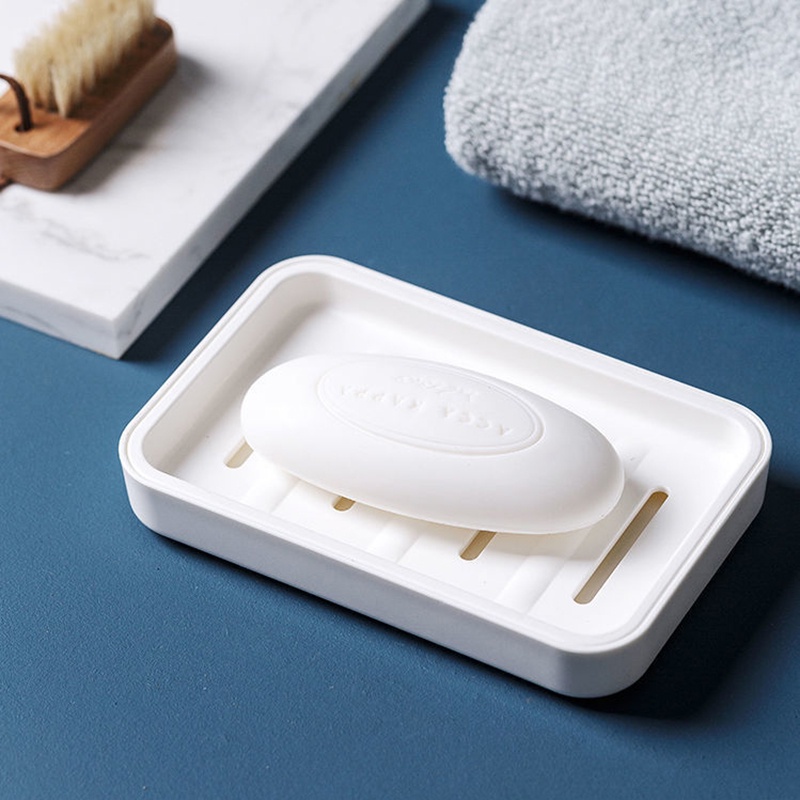 Khay Đựng Xà Phòng Hai Tầng Có Nắp handmade Sáng Tạo Đơn Giản Dành Cho Nhà Tắm CR1