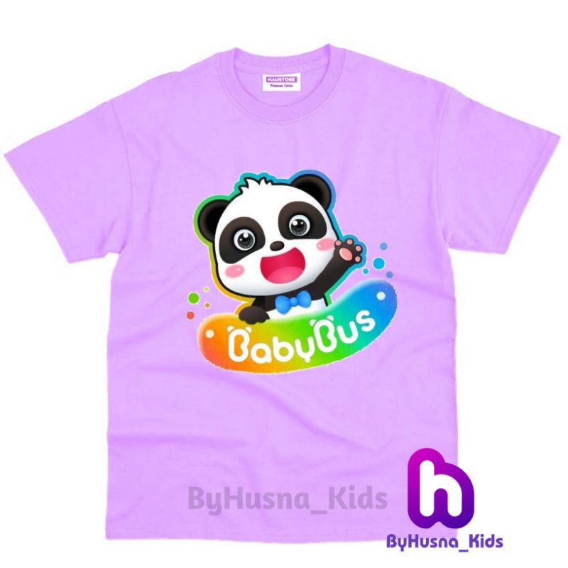 Áo thun cho bé trai và bé gái in hình hoạt hình BABYBUS dễ thương, chất liệu cotton mềm mịn thoáng mát NTShirt 04