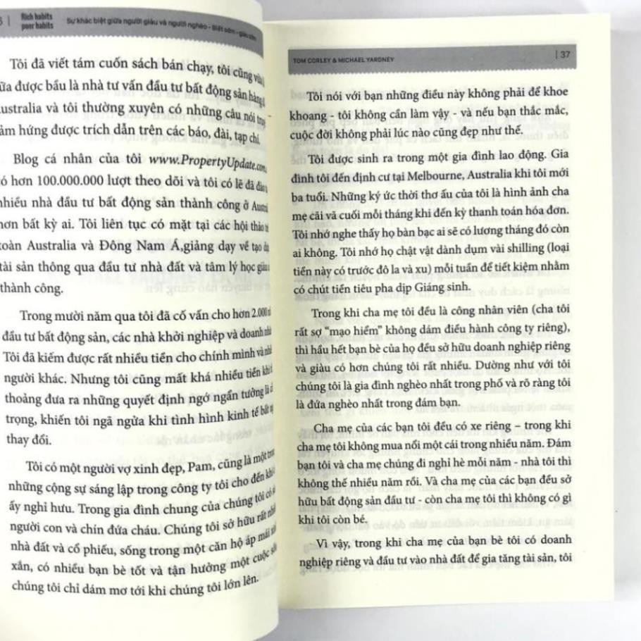 [Sách] - Rich Habits - Poor Habits - Sự Khác Biệt Giữa Người Giàu Và Người Nghèo [BIZBOOKS]