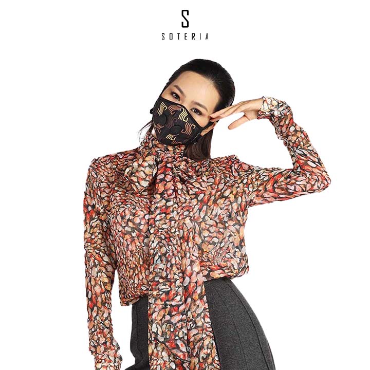 Khẩu trang tiêu chuẩn Quốc Tế SOTERIA Signature ST145 - Bộ lọc N95 BFE PFE 99 lọc đến 99% bụi mịn 0.1 micro- Size S,M,L