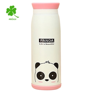 Bình Nước Giữ Nhiệt Hình Gấu Trúc Dễ Thương Dung Tích 500ml