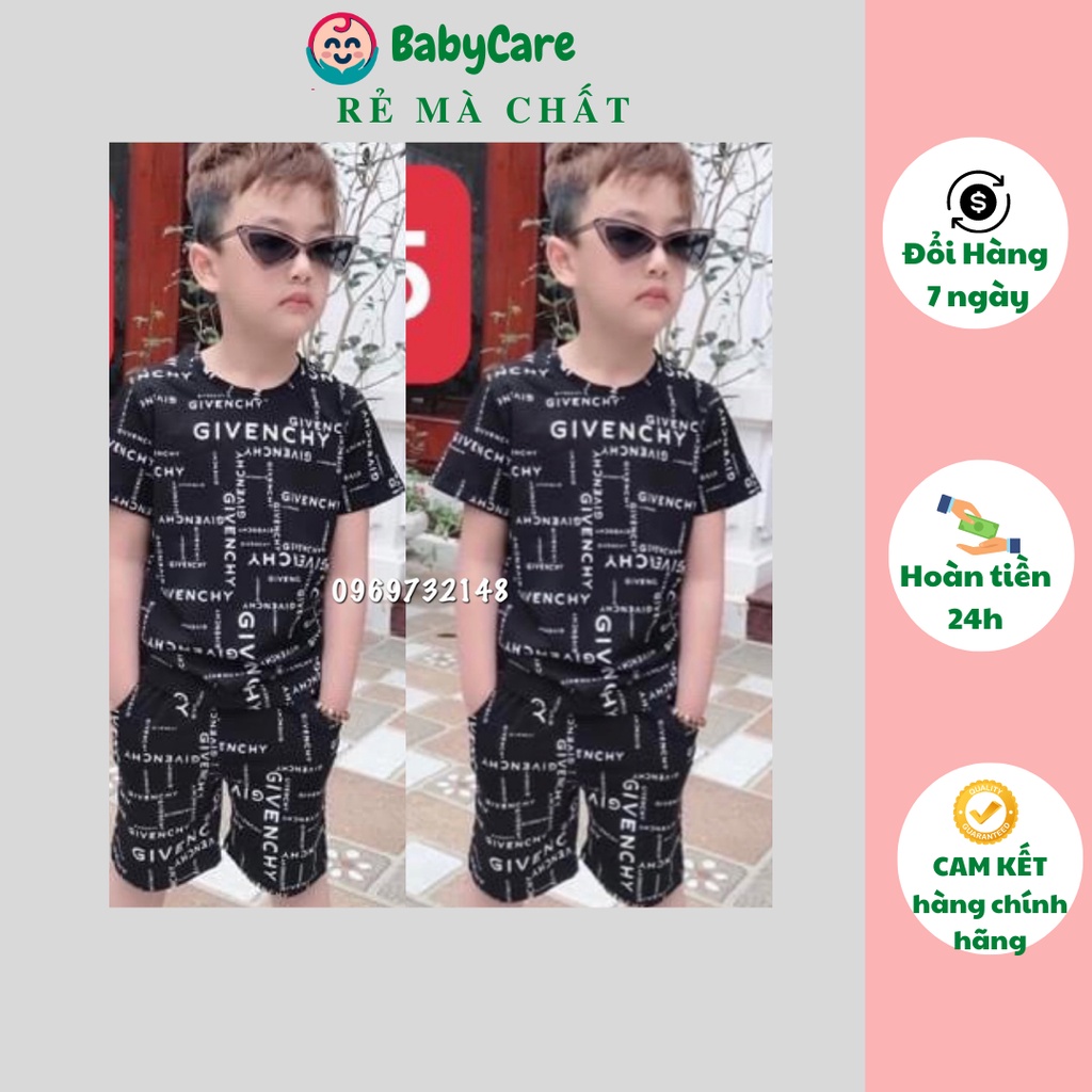 Sale! Bộ thun lạnh Hoạt hình 3D cho bé trai 8-30kg - Đồ bộ bé trai, bộ quần áo bé trai, bộ cộc tay bé trai mã 5