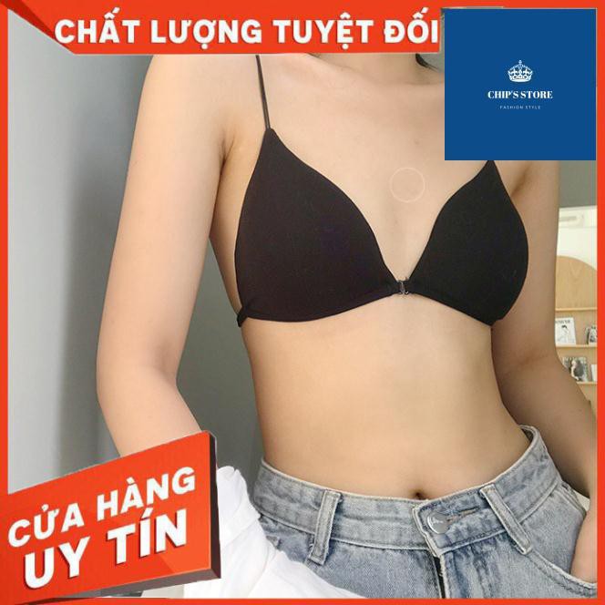 Áo Lót Cài Khuy Trước Không Đường May Cho Nữ Siêu Đẹp