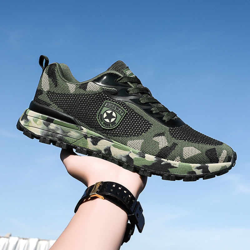 Mới Giày Thể Thao Nam Họa Tiết Rằn Ri Thoáng Khí Thời Trang