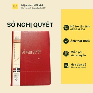 Sổ Nghị Quyết A4 Bìa Da Dày 360 trang (21x29.7) ||*||