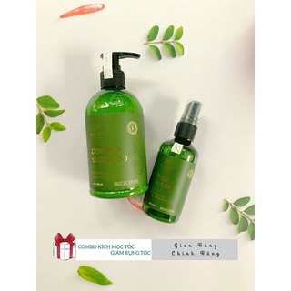 Bộ gội xịt vijully dầu gội và xịt tinh dầu bưởi giảm rụng tóc, kích thích mọc tóc