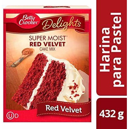 Bột Bánh Red Velvet Cake Mix Super Moist Betty Crocker Delights 432g