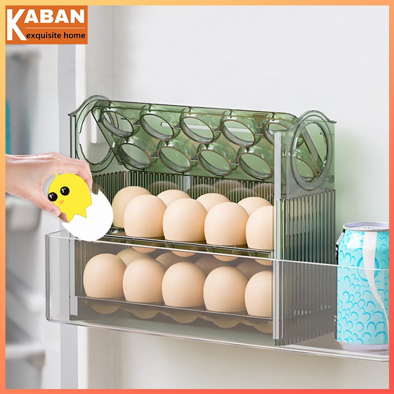 Hộp bảo quản trứng cửa bên tủ lạnh Hộp bảo quản thực phẩm tươi sống Phân loại và bảo quản đặc biệt Hộp đựng trứng dạng lật Khay đựng trứng nhiều tầng Dung tích lớn Khay đựng trứng Giá nhựa Hộp đựng trứng chống rơi Tiết kiệm diện tích