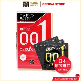 Bao cao su Okamoto 0.01 nội địa Nhật mỏng nhất thế giới
