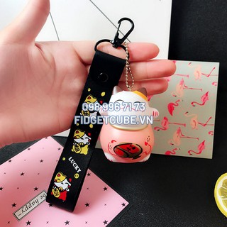 Móc Khóa Mèo Chiêu Tài May Mắn