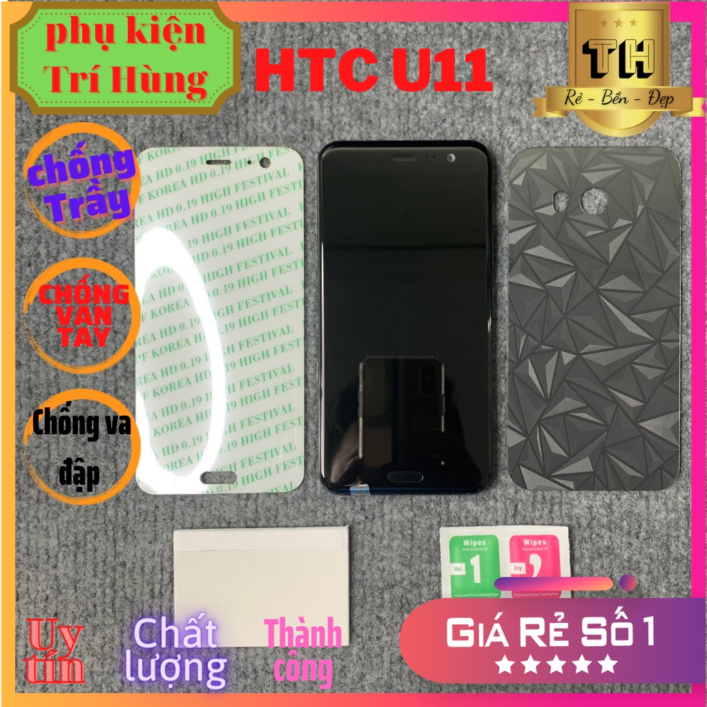Kính cường lực htc u11-ppf dẻo DTS USA full màn bo cạnh cực đẹp chống trầy xước va đập cực tốt kèm phụ kiện dán