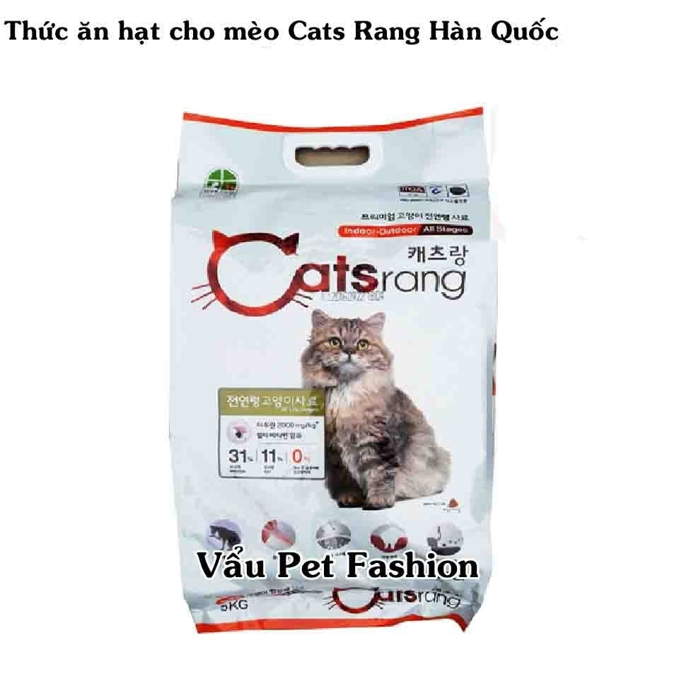 [BAO 5KG] THỨC ĂN MÈO CATSRANG, DÙNG CHO MÈO MỌI LỨA TUỔI THỨC ĂN MÈO DẠNG HẠT MÈO KHÔ