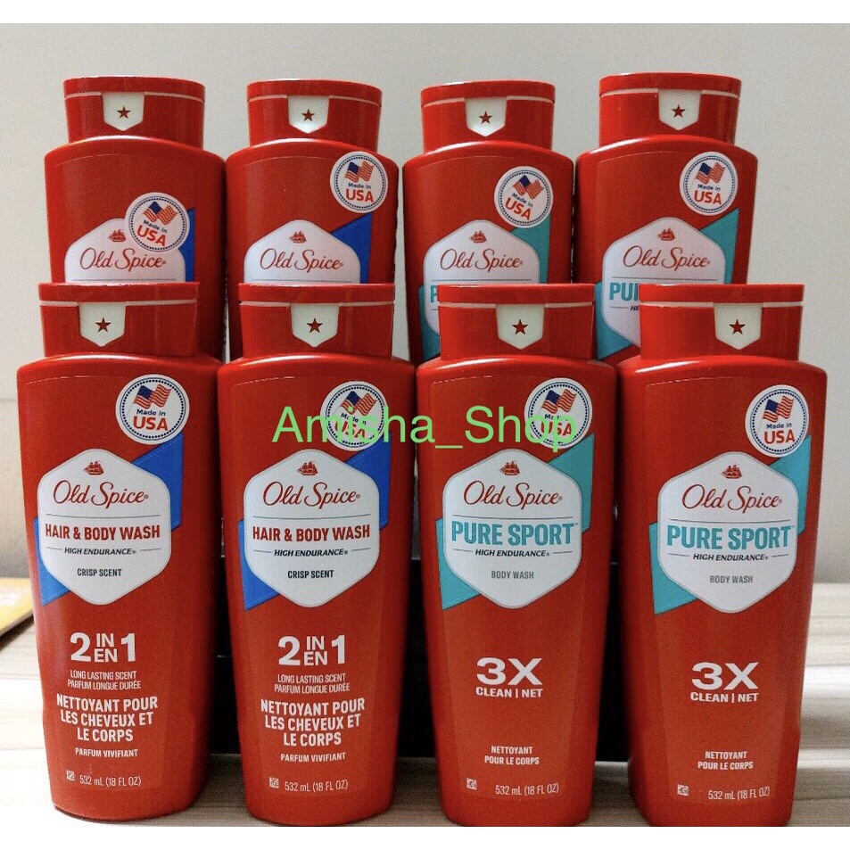 SỮA TẮM GỘI NAM TÍNH QUYẾN RŨ OLD SPICE - 532ML