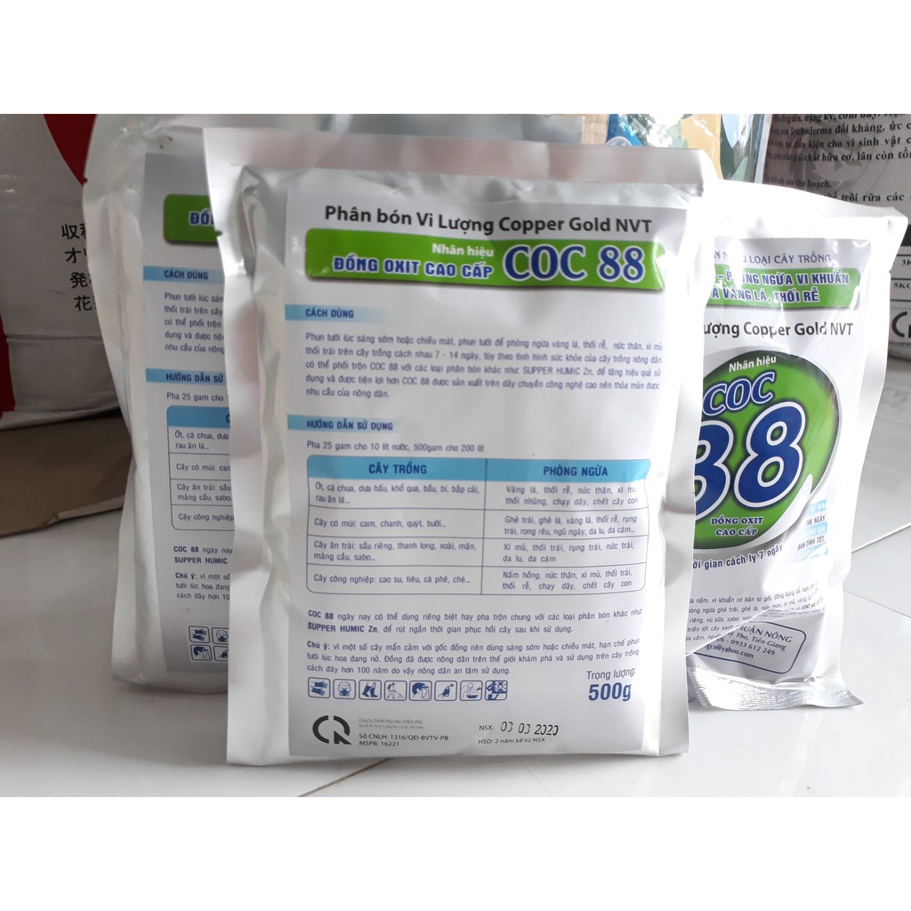 Coc 88 - Đồng Oxit cao cấp gói 500gr