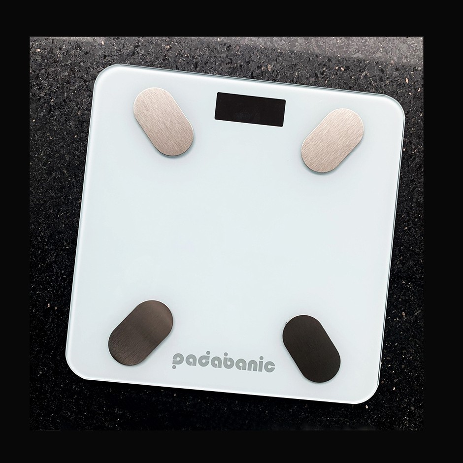 [ Phân Tích Mỡ ] Cân Điện Tử Bluetooth Thông Minh Phân Tích Chỉ số cơ thể Padabanic Tải Trọng 180 KG