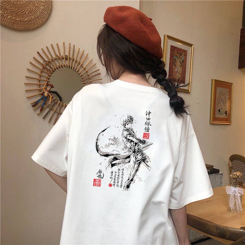 Áo thun nữ tay lỡ form rộng phong cách Nhật Bản đẹp độc lạ vải dày mịn 2020T1613