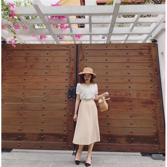 CHÂN VÁY MIDI DẬP LI NHỎ | BigBuy360 - bigbuy360.vn