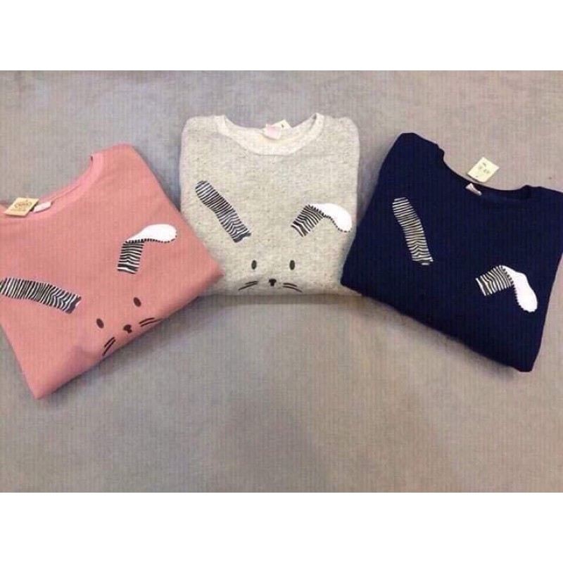 SNU21 - BỘ NỈ BÔNG NỮ TAI THỎ VẰN | BigBuy360 - bigbuy360.vn