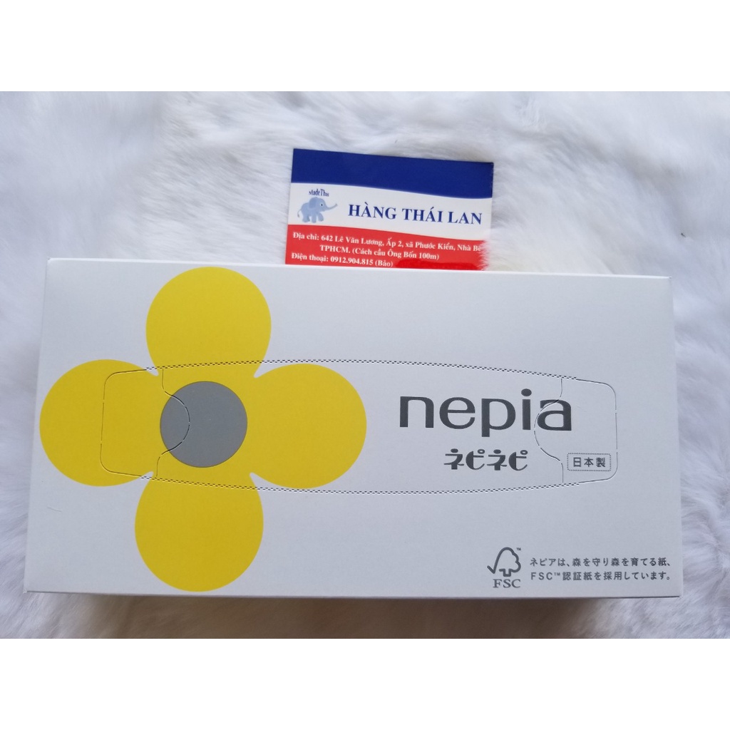 Set 5 Hộp Giấy Ăn Nepia Cao Cấp Nội Địa Nhật- Hộp khăn giấy Nhật Bản