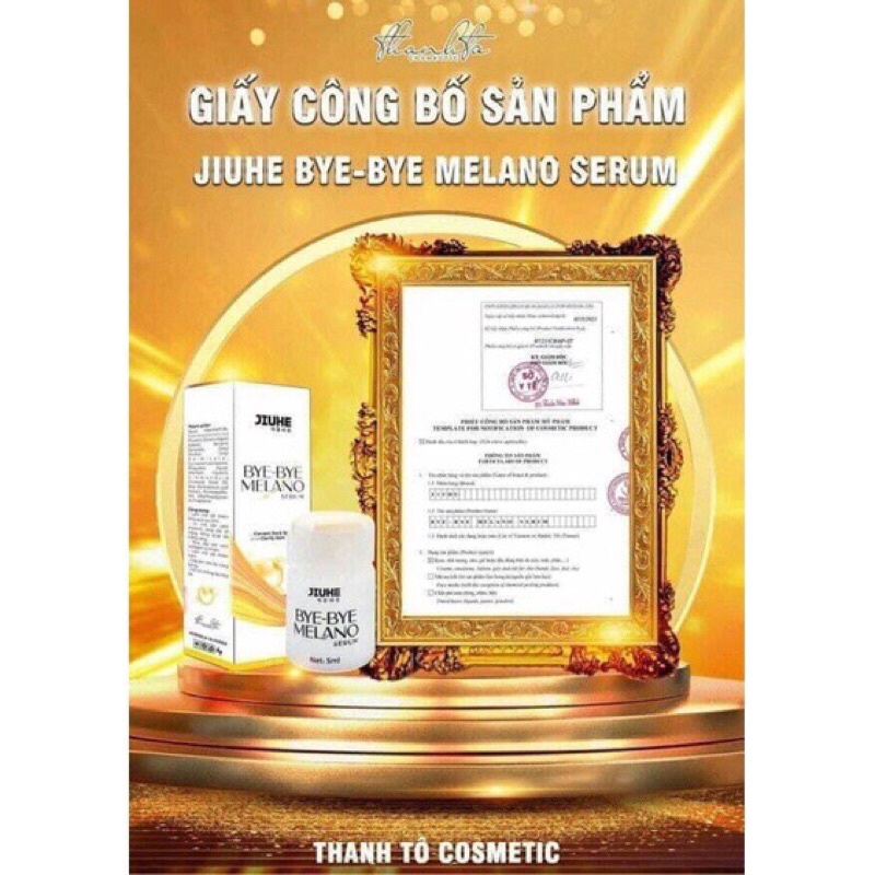 SERUM JIUHE THÂM THANH TÔ VER3 BYE BYE MELANO CHÍNH HÃNG 100%