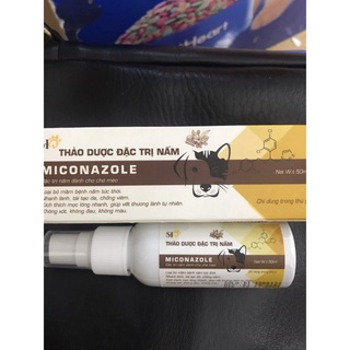 Thảo dược xử lý nấm Miconazole cho chó mèo và thú cưng 50ml