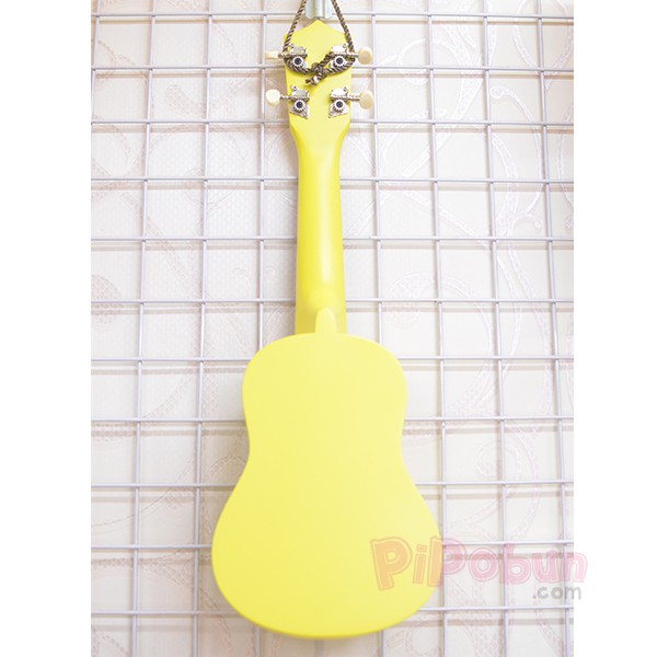 Đàn Ukulelele Yellow Soprano (Màu vàng) tặng kèm bao đựng + sách học + dây dự phòng + phím gảy