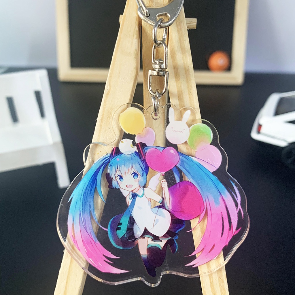 1 Móc Khóa Hình Nhân Vật Hoạt Hình Hatsune Miku