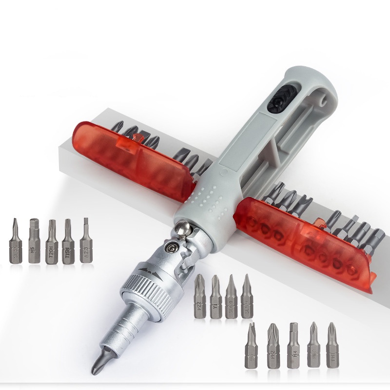 Tua vít đa năng đa góc 180 độ sửa chữa thiết bị chất liệu cao cấp thiết kế đầu hút dễ dàng