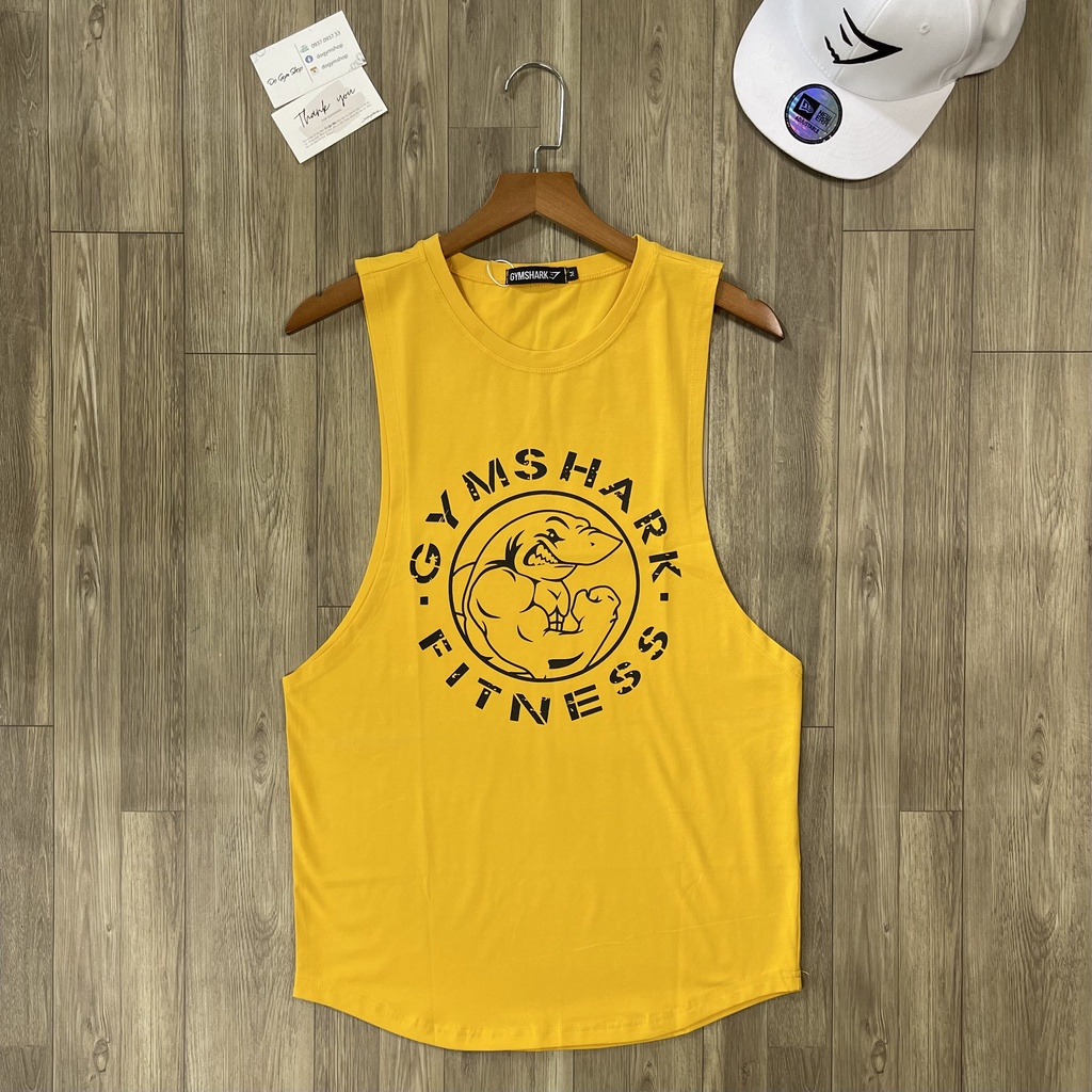 Áo tank top nam tập gym DO GYM SHOP chất thun thoáng mát khi chơi thể thao, mặc nhà