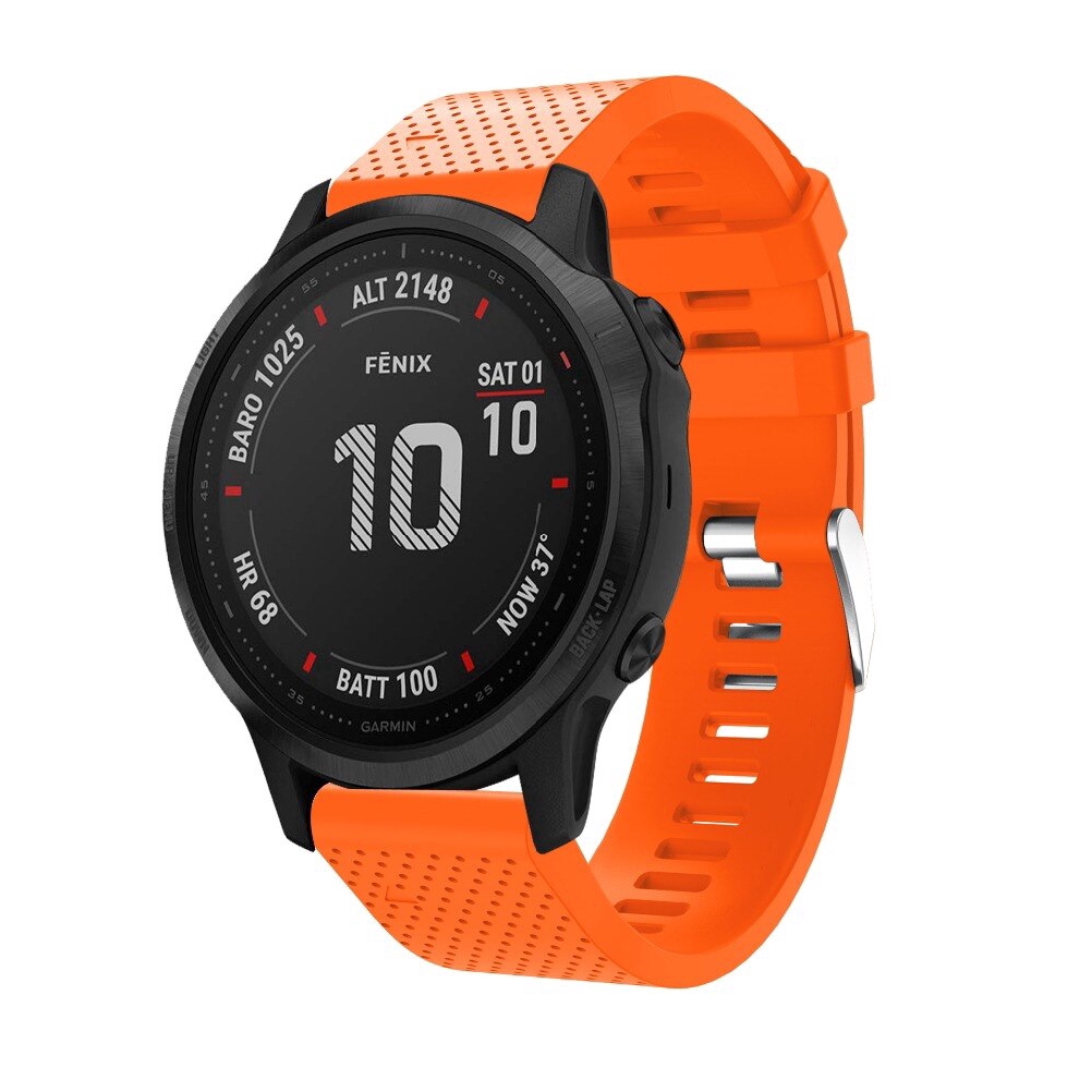 Dây đeo đồng hồ 20mm bằng silicone cho đồng hồ thông minh Garmin Fenix 6s 5s 5sPlus