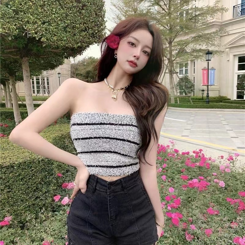 JaneQ  Áo quây croptop Hàn Quốc - áo khoác mỏng mùa hè tông Đen