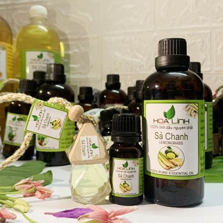 Tinh dầu Sả Chanh 30ml -50ml - 100ml thơm phòng, đuổi muỗi, khử mùi nhà cửa - (Tặng vỏ lọ treo xe oto)