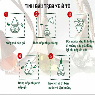 Tinh dầu thiên nhiên ling treo xe - ảnh sản phẩm 2