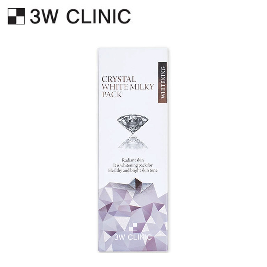 KEM DƯỠNG TRẮNG DA TOÀN THÂN CRYSTAL WHITE MILKY PACK 3W CLINIC 200 GRAM