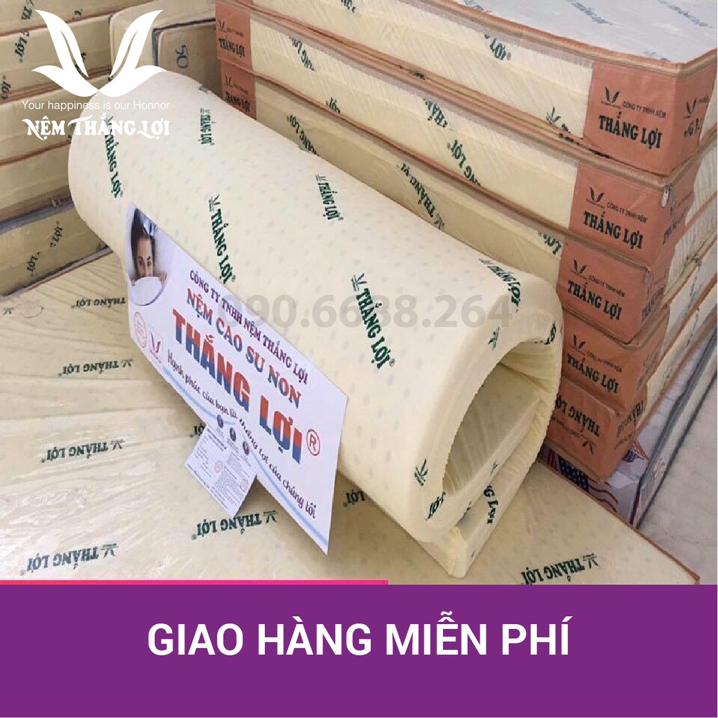 [Giá Hủy Diệt] Nệm Cao Su Non Thắng Lợi - (Đủ Size: 1m, 1m2, 1m4, 1m6, 1m8)