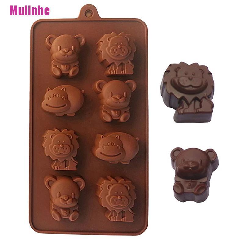 Khuôn Silicone Làm Bánh / Xà Phòng / Sô Cô La Hình Động Vật DIY
