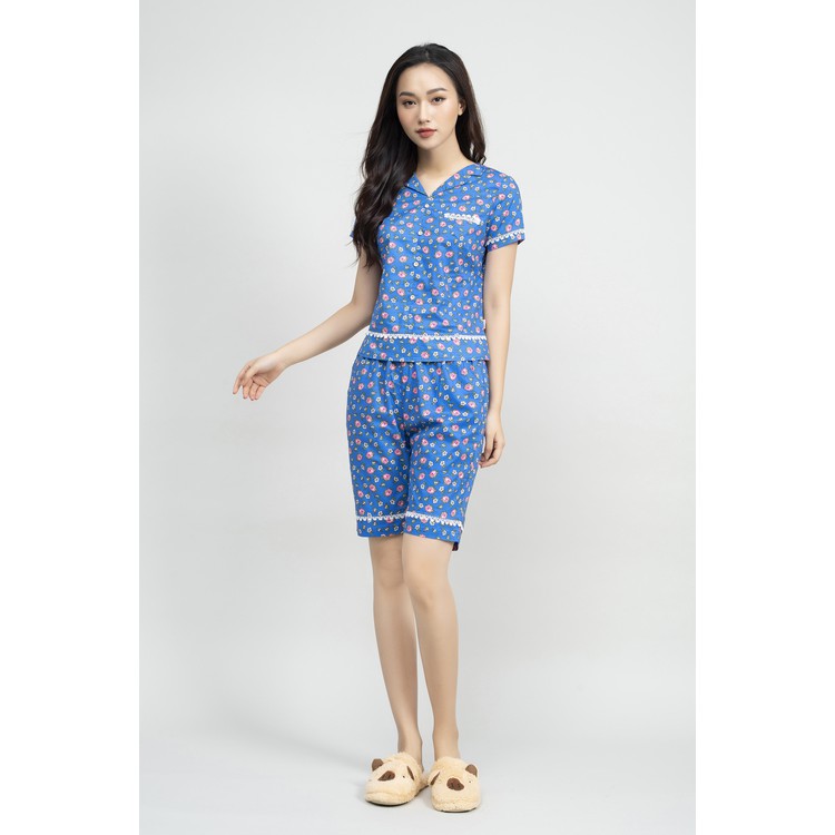 [Mã WAYOLO giảm 20% đơn 99k] Đồ bộ mặc nhà cao cấp Sweeten your life chất liệu cotton áo cộc tay , quần ngố | BigBuy360 - bigbuy360.vn