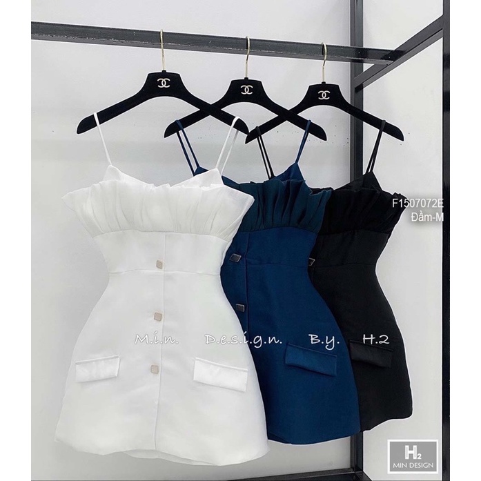Đầm suông phối jean hàng chuẩn