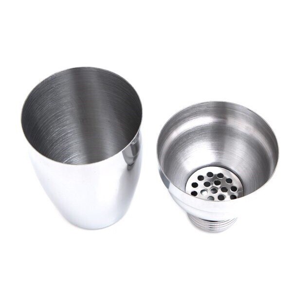 Bình lắc Shaker pha chế cocktail chất liệu inox (350 - 550 - 750 ml)