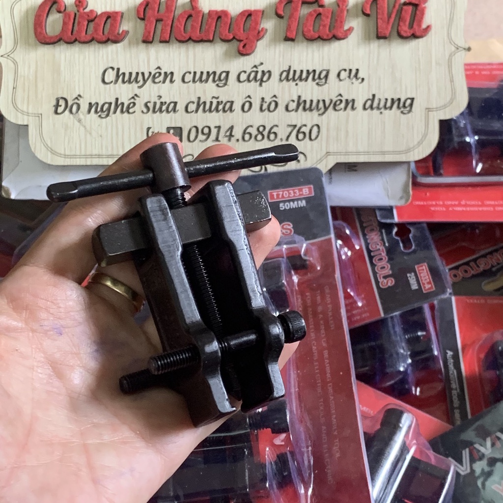 Vam tháo vòng bi chữ H 19-35mm, cảo bạc đạn, bi đề máy phát chữ H
