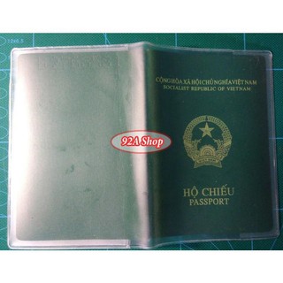 Vỏ Hộ Chiếu Passport Nhựa Trong PVC