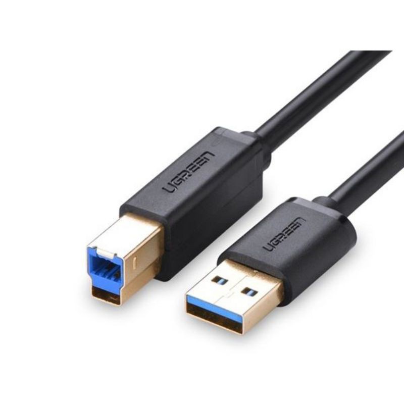 Cáp USB 3.0 AM to BM dài 2M Máy In Ugreen 10372 - Hàng Chính Hãng