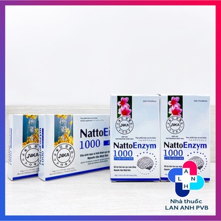 NattoEnzym 1000 – Nguyên liệu Nhật Bản, giúp giảm nguy cơ hình thành cục máu đông.