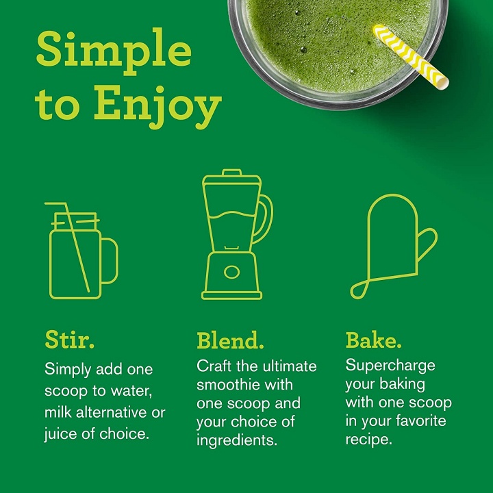 Bột siêu thực phẩm hữu cơ Amazing Grass Green Blend Superfood [Hàng Mỹ]