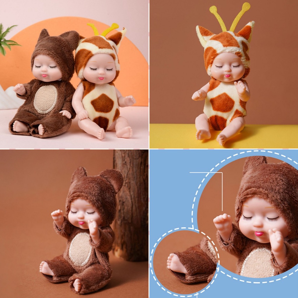 Móc Khóa Hình Em Bé Đang Ngủ Hoạt Hình Dùng Trang Trí Xe Hơi